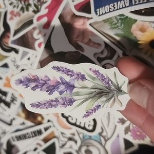 10/$10 Flower Vinyl Stickers